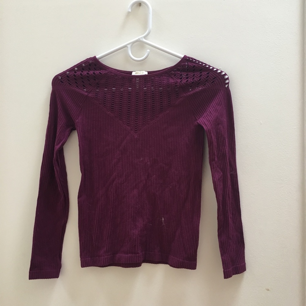 Forever 21 Bodycon Ribbed Shirt